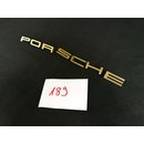 Porsche 911/912 Schriftzug-Heckdeckel gold